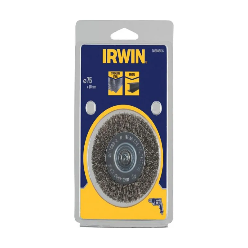 Irwin Cepillo Circular de Alambre de Acero Inoxidable IW8088416