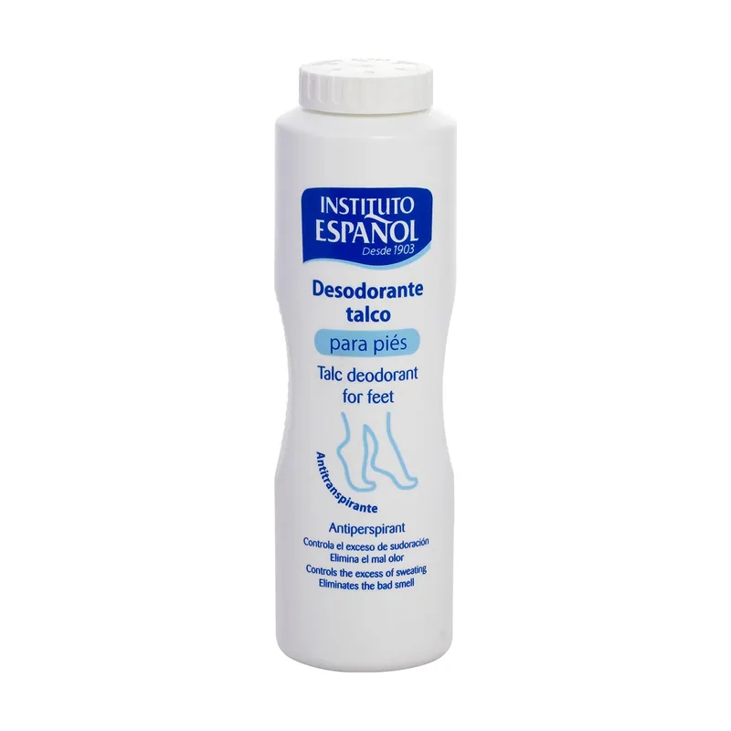 Instituto Español Powder Deodorant for Feet Unisex Láminas empolvadas 185 ml 1 pieza s