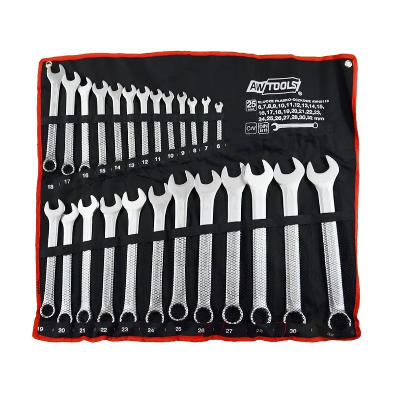 Awtools Juego de Llaves Combinadas 25 piezas 6-32 mm