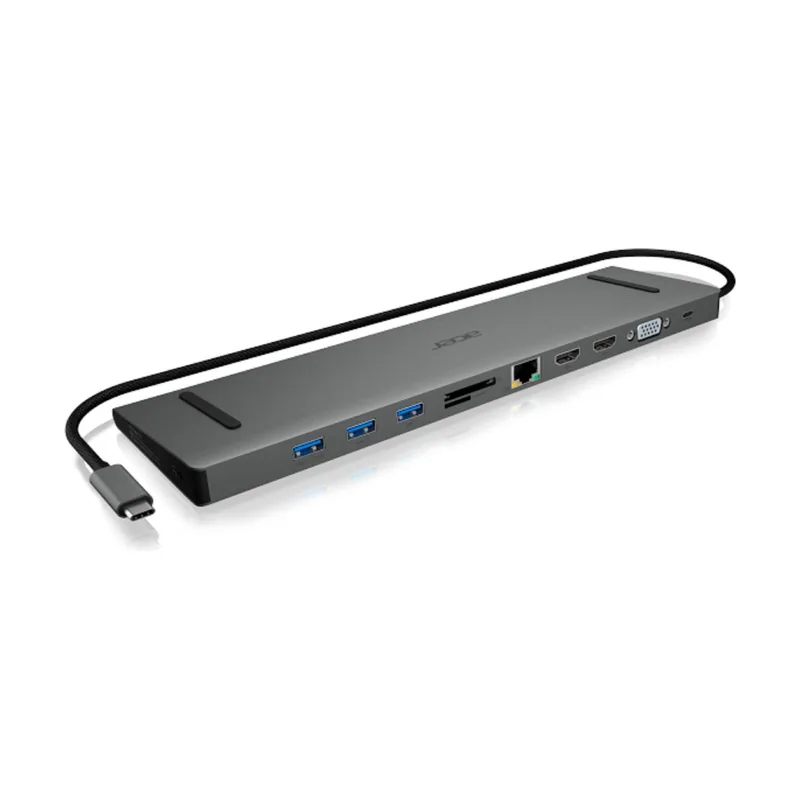 Acer Sourcingmap Base de Carga USB Tipo C a 3 Puertos USB 3.0