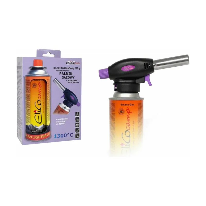 Elico Soplete de gas con cartucho 220 g