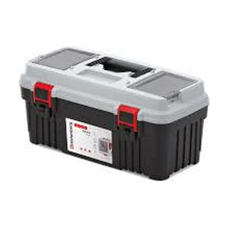 Prosperplast Caja de herramientas con portaherramientas