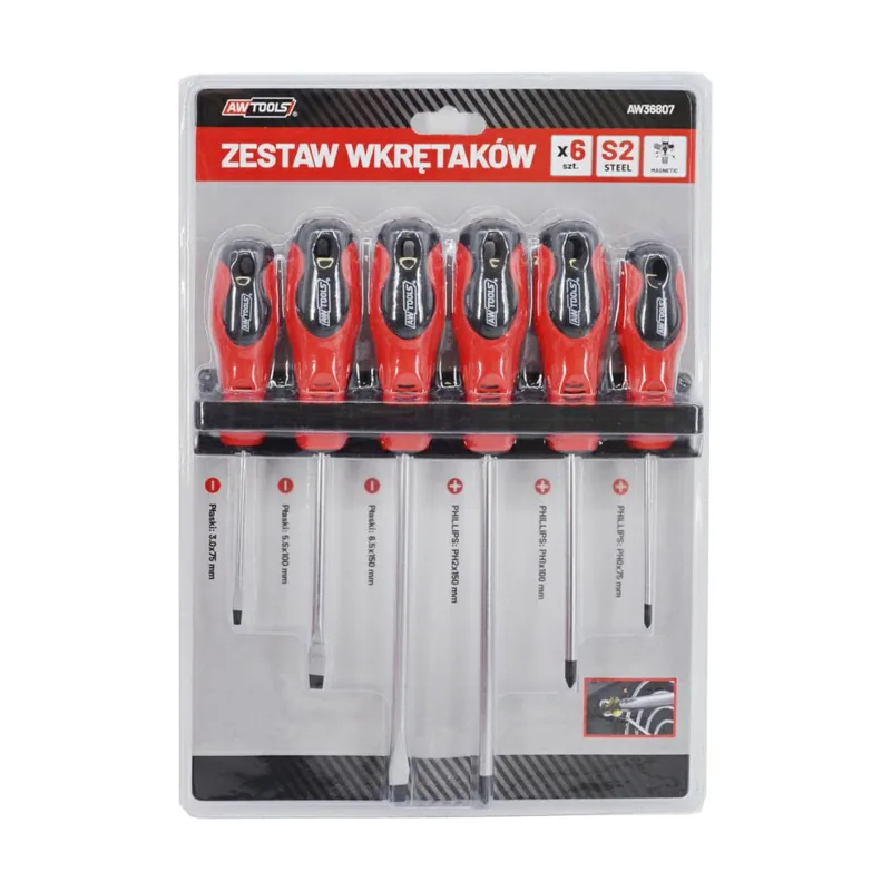 Awtools JUEGO DE DESTORNILLADORES BLISTER S2