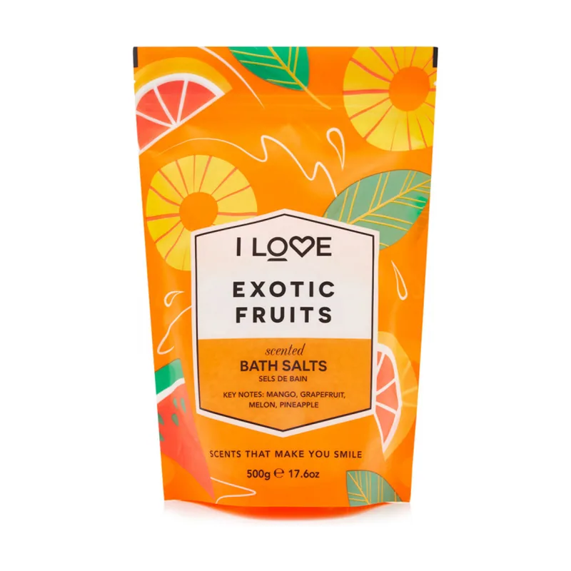 I love Exotic Fruits Scented Bath Salts