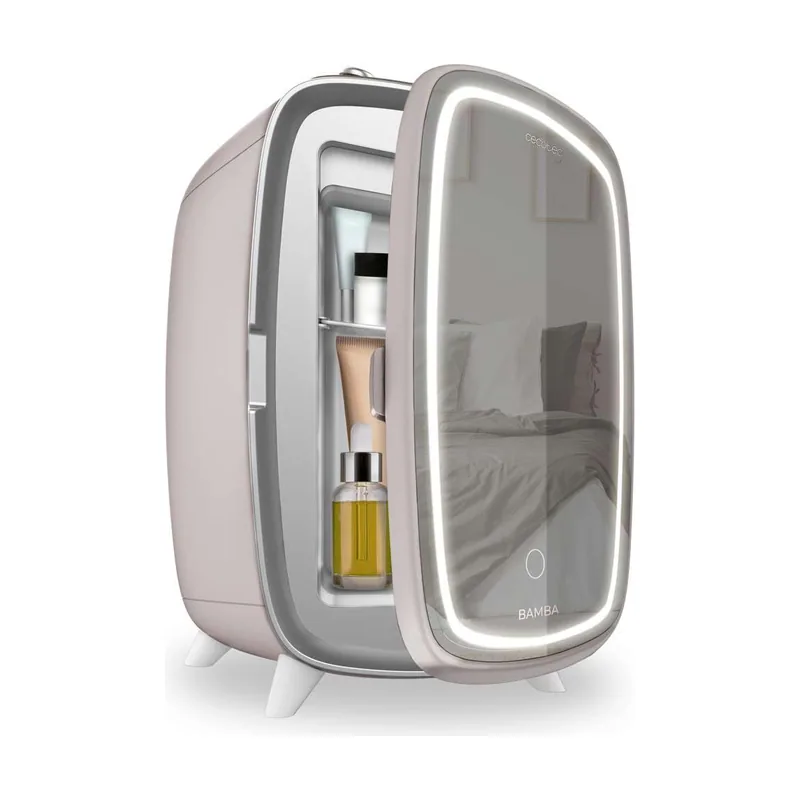 Cecotec Nevera Pequeña de Cosméticos 6L Bamba CoolingBeauty 6000 Mirror