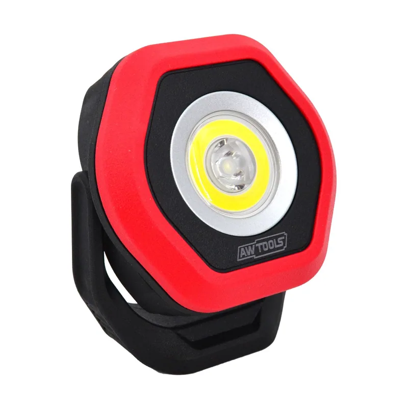 Awtools Linterna de taller recargable Black Line