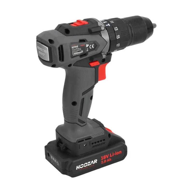 Hoozar wkrętarka bezszczotkowa 18v 2x2.0ah 45 n.m. cd20bl