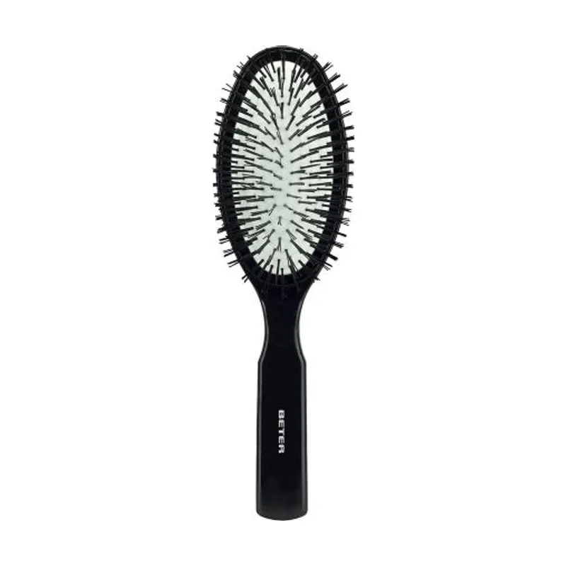 Beter Hair Brush Oval Cushion Nylon Bristles 18 Cm 1 Pz