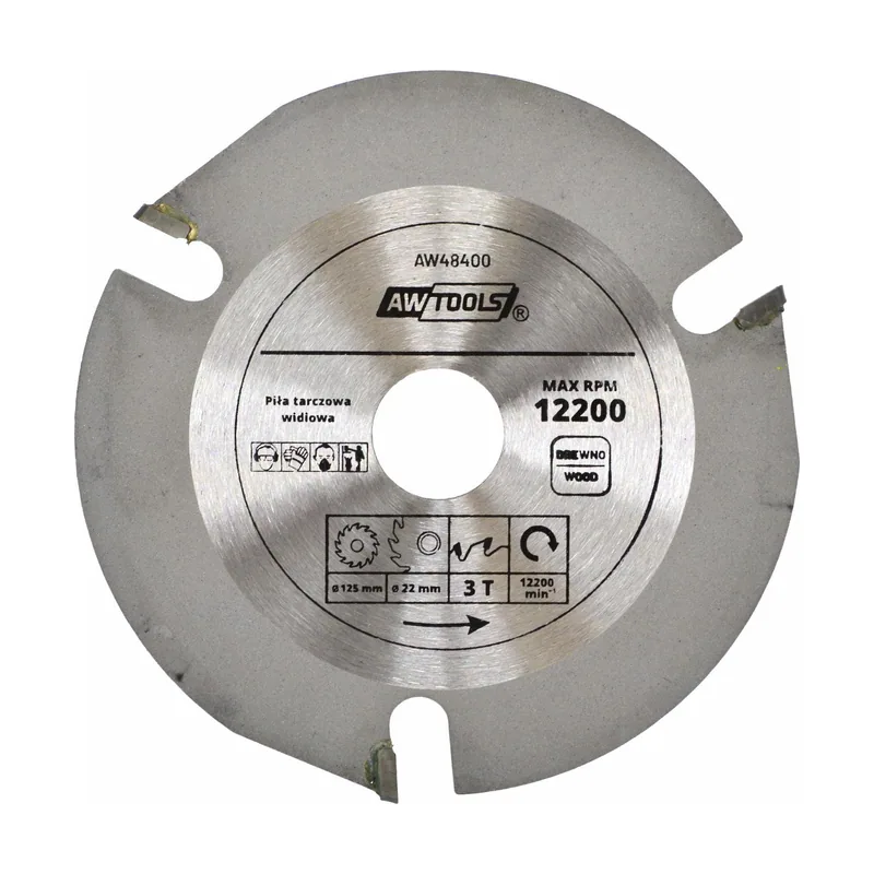 Awtools Sierra circular TCT 125mmx22x3z