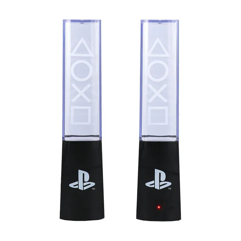 Red String Set de 2 lámparas de líquido con Licencia Playstation
