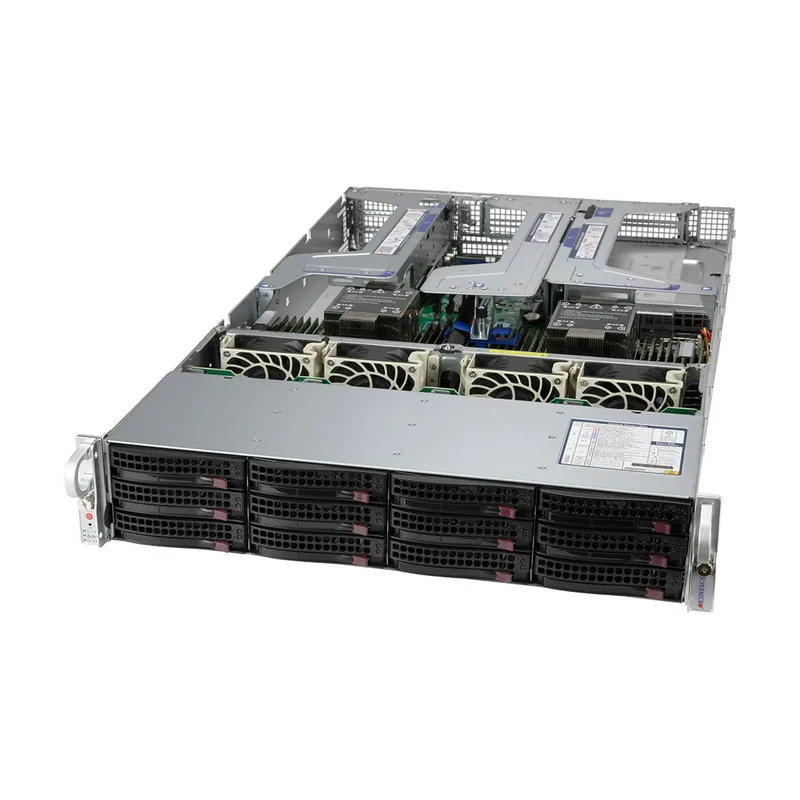 Supermicro SYS-620U-TNR PC/estación de trabajo barebone Negro Intel® C621 LGA 4189