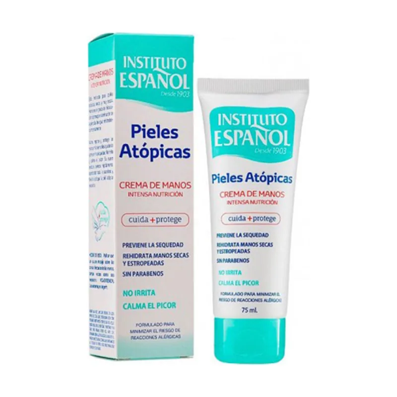 Instituto Español Crema de Manos Intensa Nutrición Pieles Atópicas 75 ml