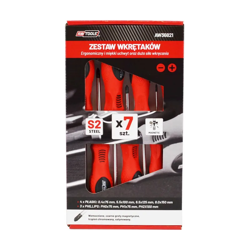 Awtools Destornillador S2 7 unidades