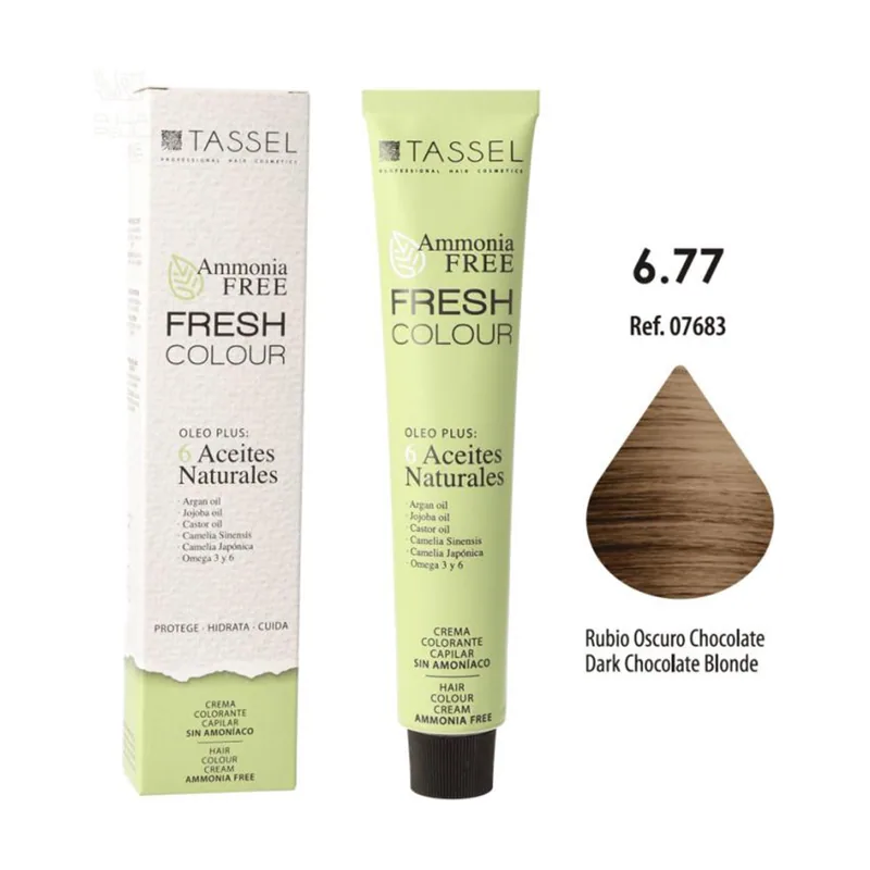 Tassel EUROSTIL Fresh Crema Decolorante 6 para uso profesional para mejorar el rendimiento en cada uso con detalle técnico 6 77
