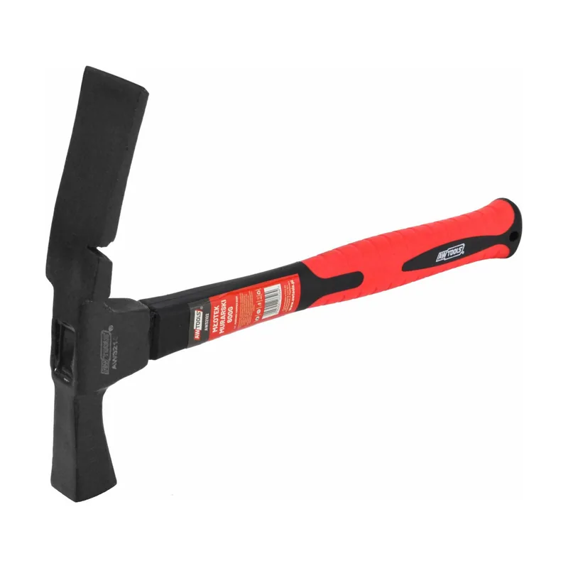 Awtools Martillo de albañilería 600g con mango de fibra