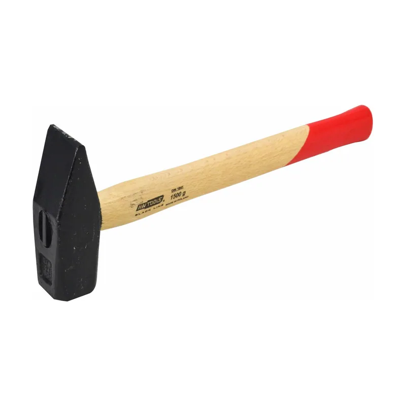 Awtools Martillo de cerrajero Black Line 1,5 kg con mango de madera