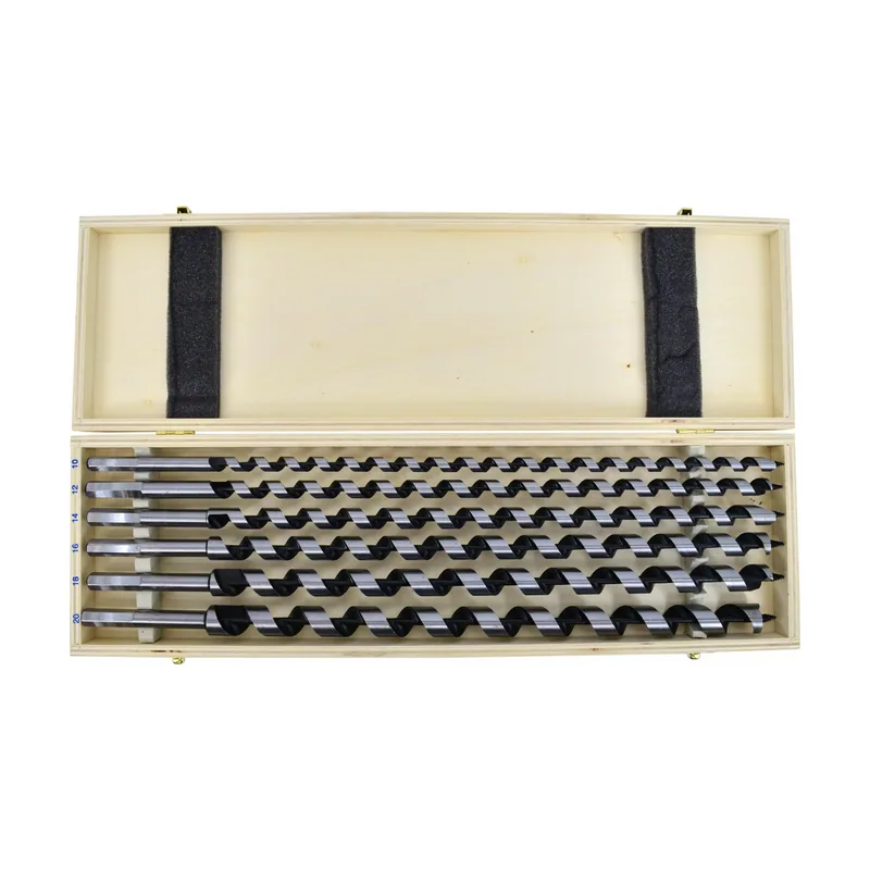 Awtools Juego de brocas tipo barrena para madera
