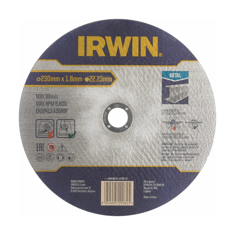 Irwin Disco cortante IW8082136 230 mm