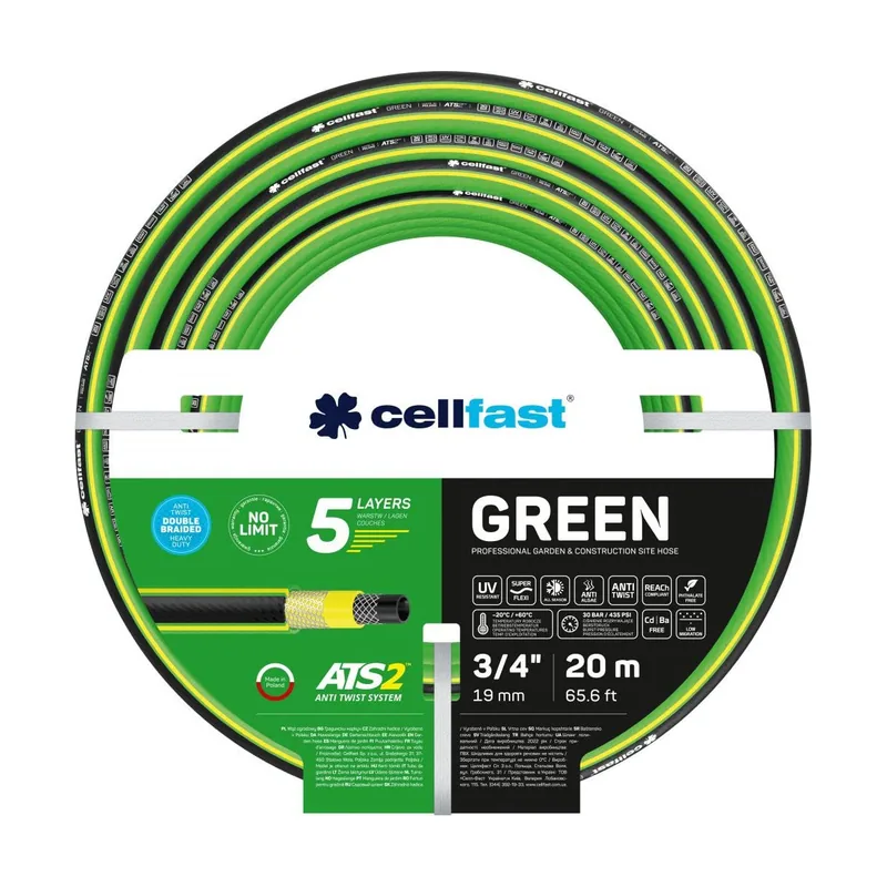 Cellfast Manguera de jardín GREEN ATS2