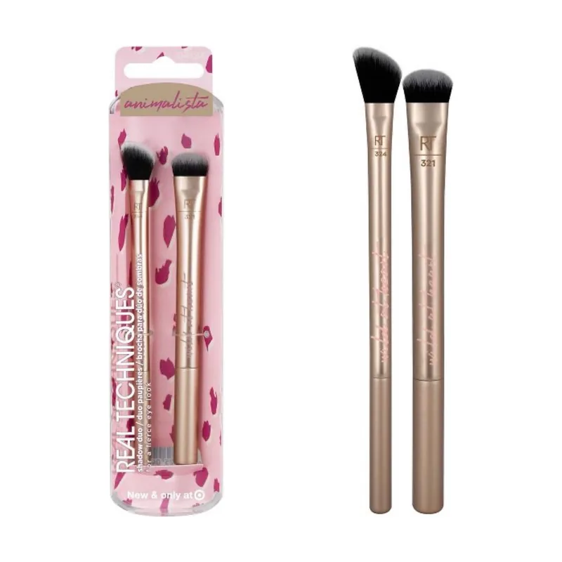 Real Techniques Duo Fiber Powder brocha con fibra para rostro