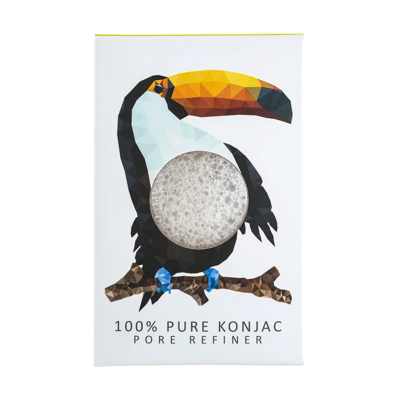 Konjac Esponja facial natural tipo flor