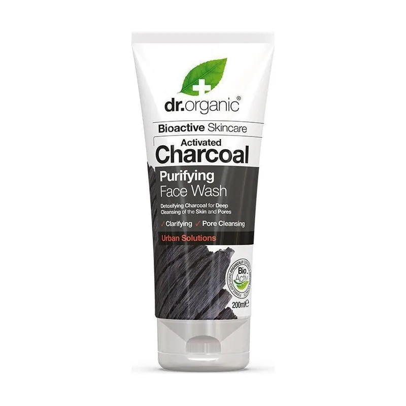 Dr. Organic Charcoal Crema limpiadora Mujeres 200 ml
