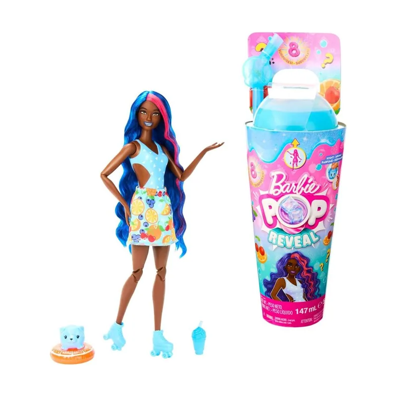 Mattel Muñeca barbie pop reveal aroma de frutas ponche de frutas