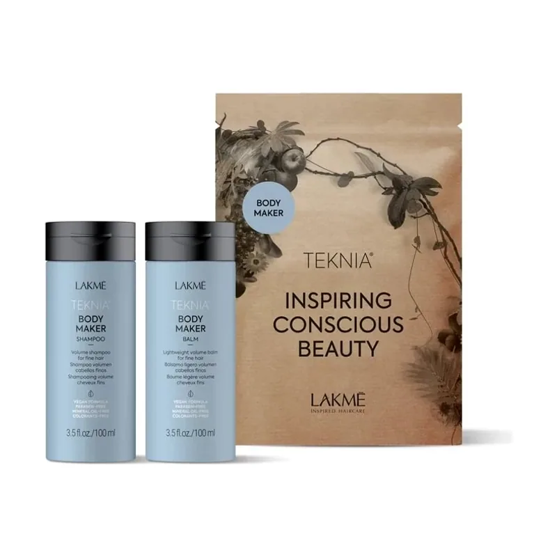 Lakmé Paquete de viaje Teknia Body Maker champú 100ml