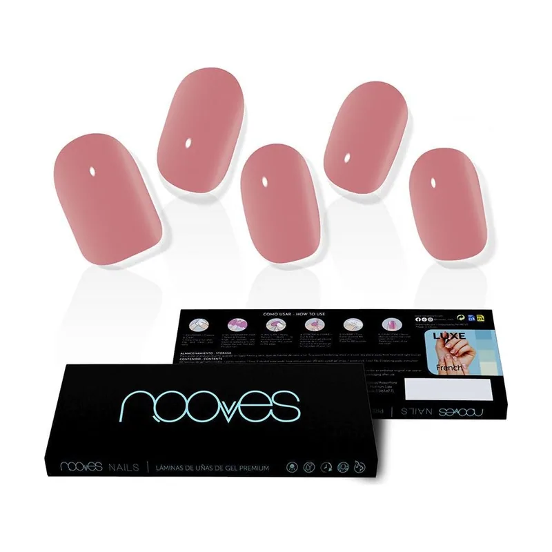 Nooves Dusty Rose Cat Eye Gel Nails