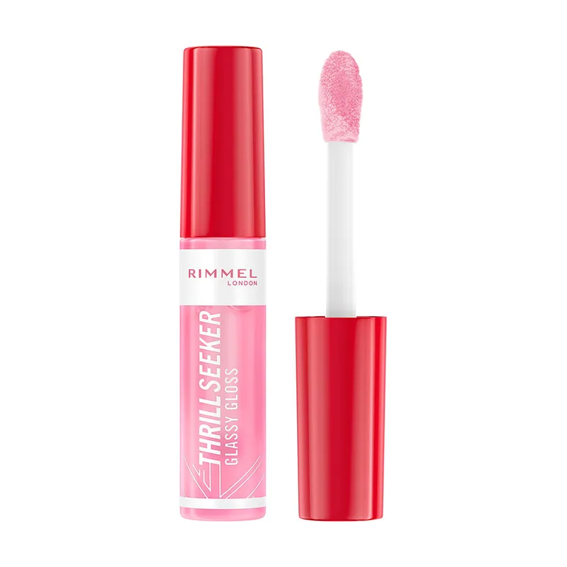 Rimmel London Thrill Seeker Glassy Gloss Brillo Labial Pink Candy 10ml