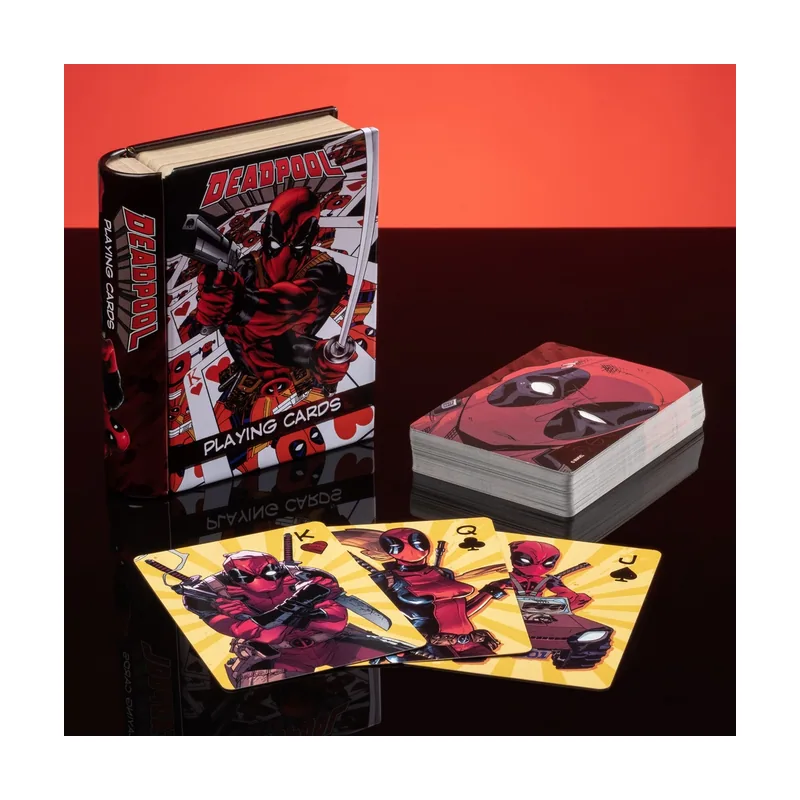 Paladone Baraja de póker Deadpool. Marvel