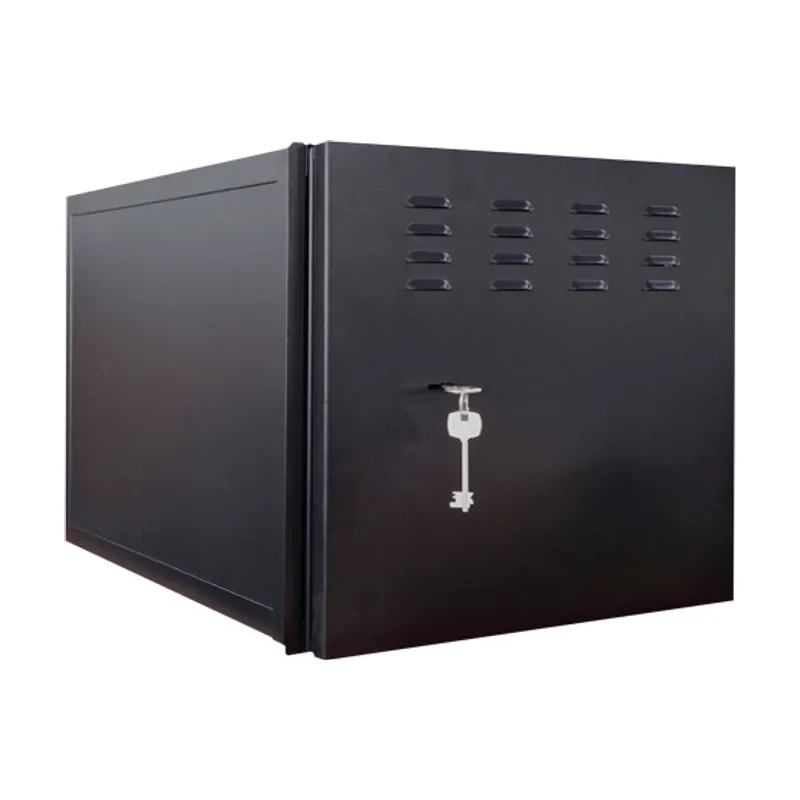 Cctv Caja Metalica 6u Cerrada Para Dvr Lockbox-6u-sl