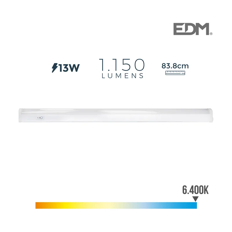 EDM Regleta Electronica LED 13W 1150lm