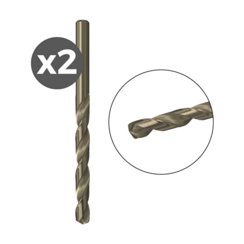 Fischer Pack 2 brocas para metal hss-co 4,0x43/75