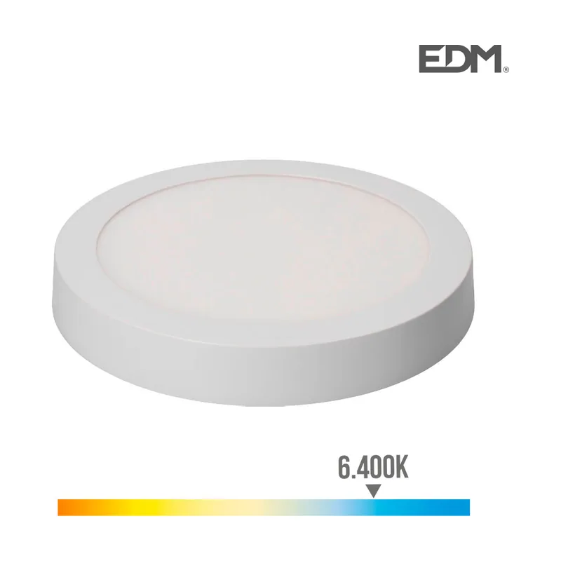 EDM Lumeco Downlight Superficie Redondo LED