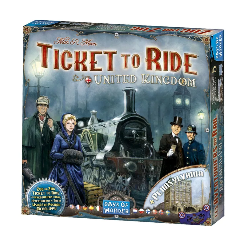 Asmodee Ticket to Ride Map Collection #5 United Kingdom