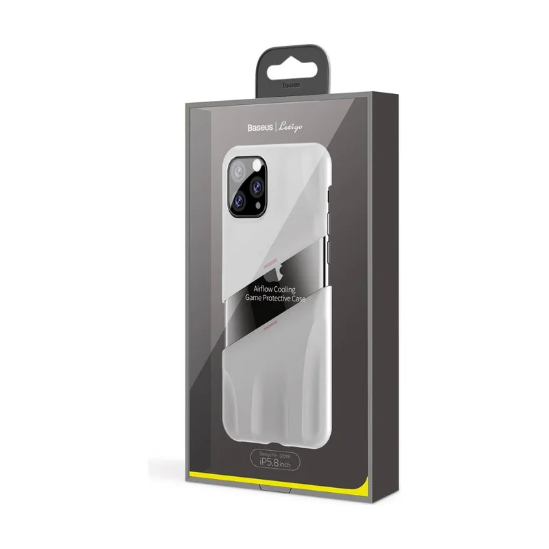 1 Baseus iPhone 11 Pro Case Lets go Airflow Cooling Game Protective Whi