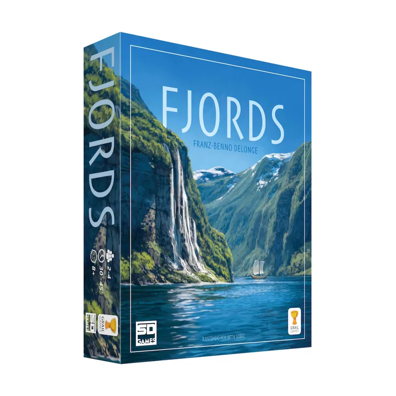 SD Toys SD GAMES Fjords Juego de Estrategia Vikingo con Losetas