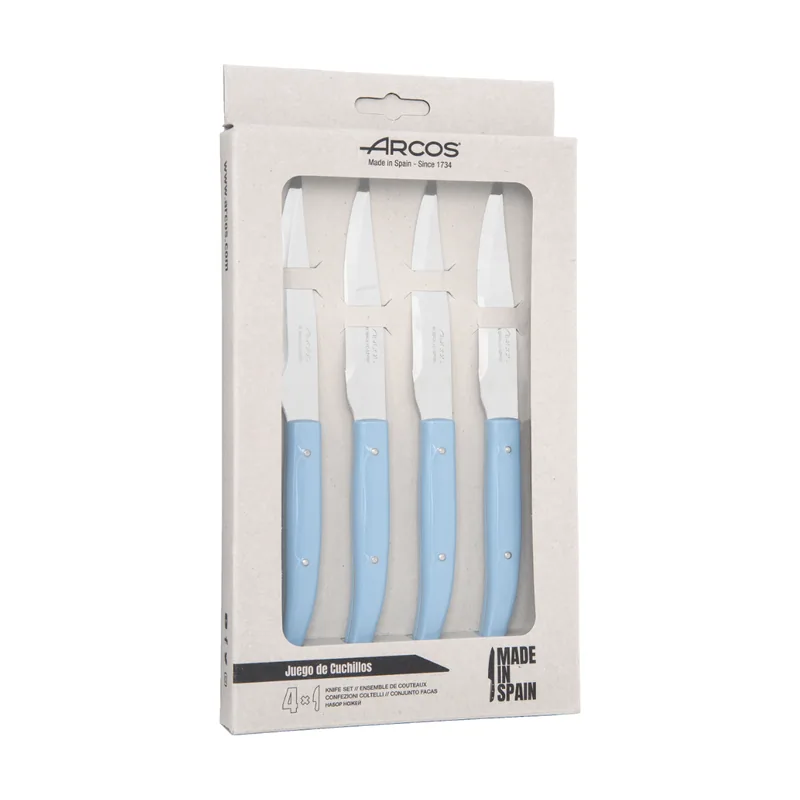 Arcos Juego 4 piezas. de Cuchillo chuletero