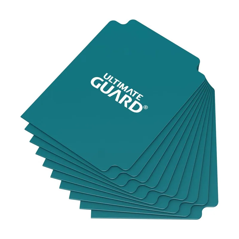 Ultimate guard Card Dividers Tarjetas Separadoras para Cartas Tamaño Estándar Gasolina Azul 10