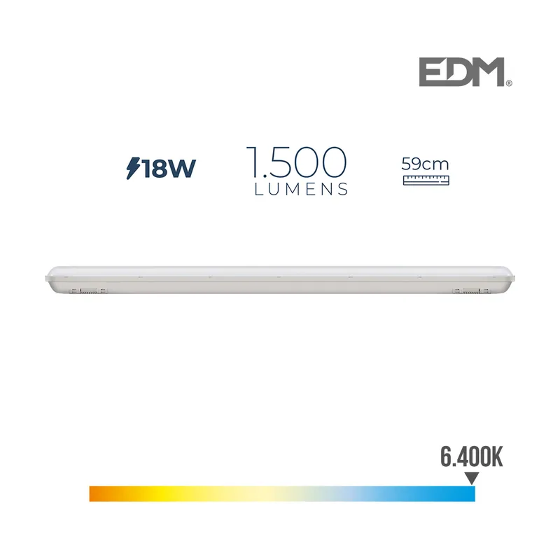 EDM Regleta Estanca LED IP65