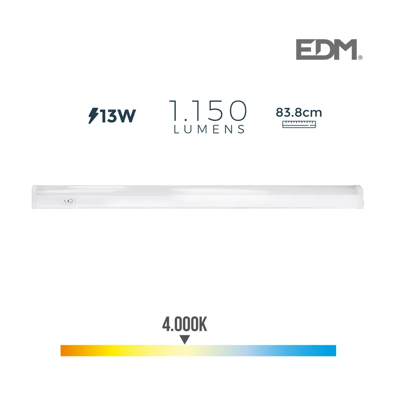 EDM Regleta Electronica LED 13W 1150 Lumens