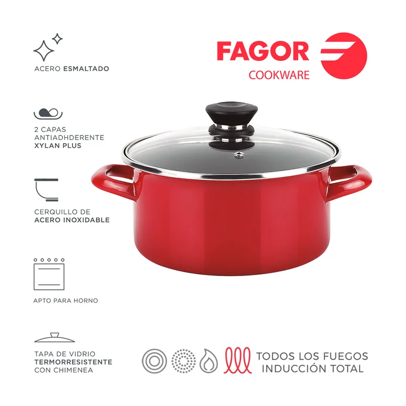 Fagor Optimax Cacerola Inducción 24 cm