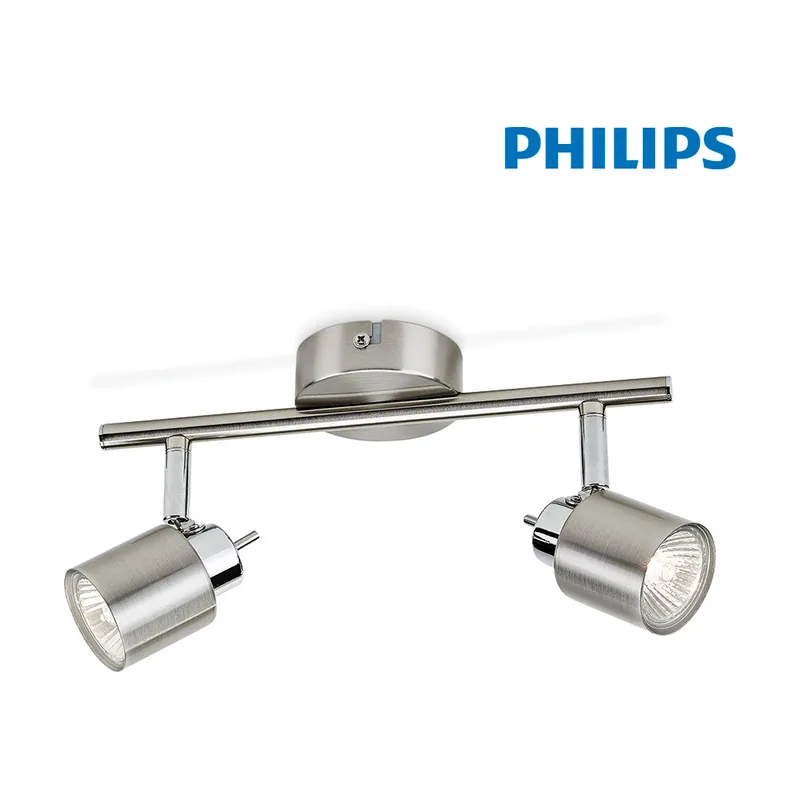 Philips Meranti Lámpara de 2 Docos de Metal
