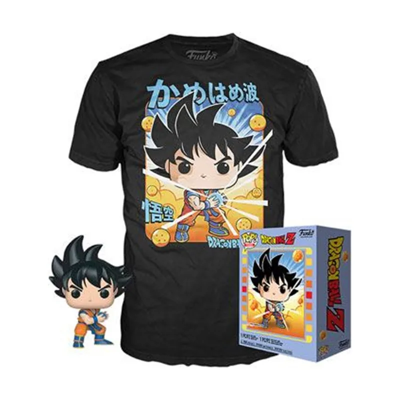 Funko Pop & tee dragon ball z goku kamehameha + camiseta talla l ut