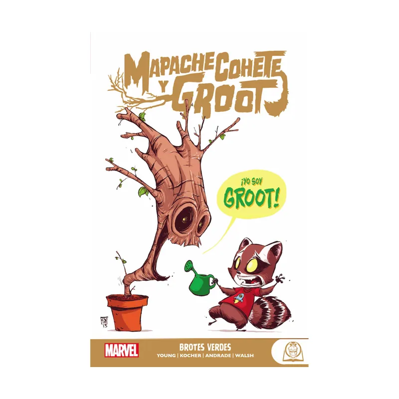 Panini Mapache Cohete Y Groot 1. Brotes Verdes MARVEL YOUNG ADULTS