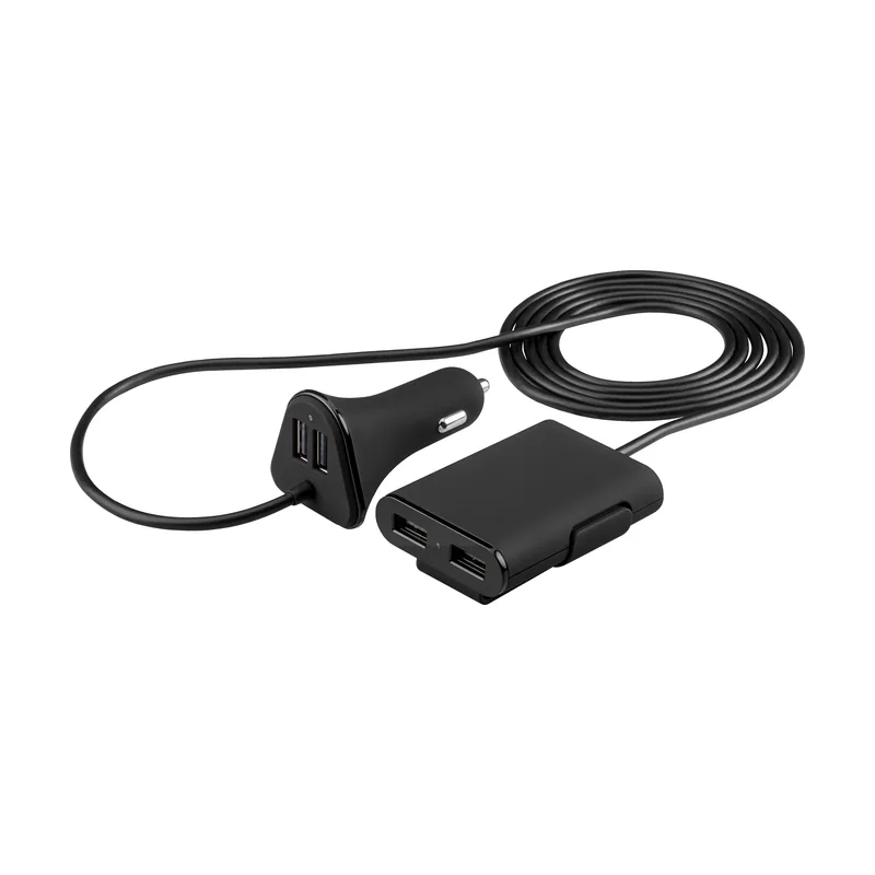 GooBay USB MECHERO 12/24V A 5Vdc X4 9,6A