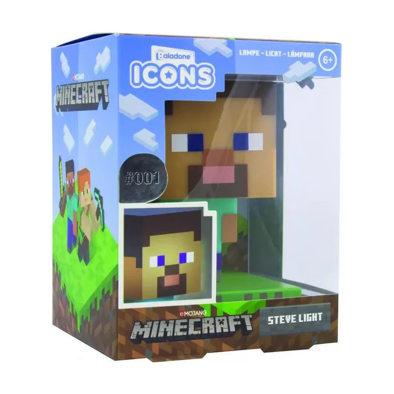 Paladone Steve Icon Light BDP Iluminación de ambiente