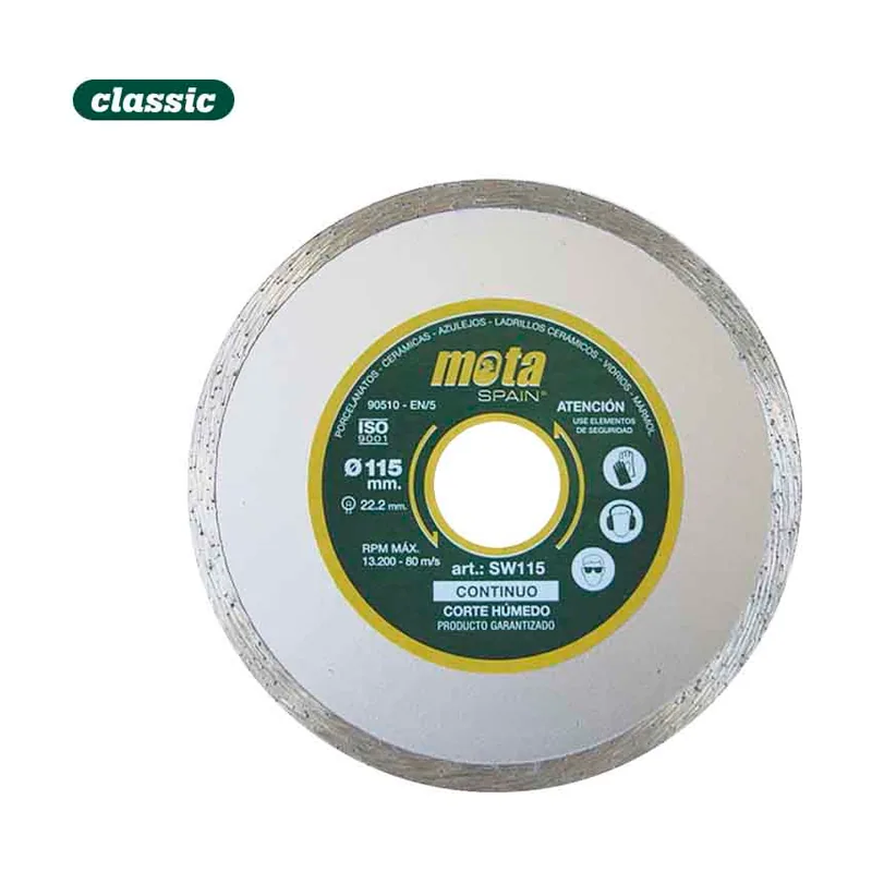 Mota Edp 39660 Disco Diam Liso Humedo Clp18 Sw115-P