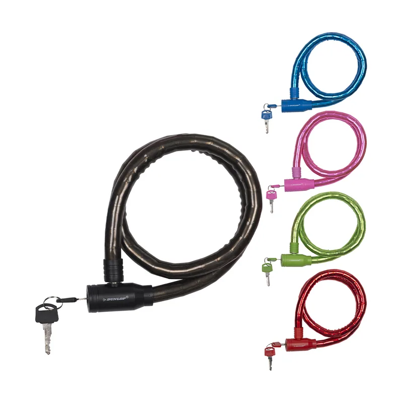 Dunlop Vehicle 871125256374 Cerradura de Espiral